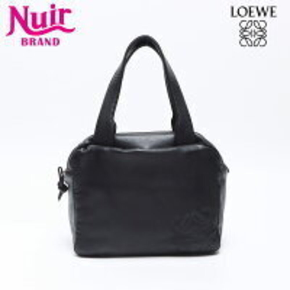 LOEWE Anagram Nappa Leather Handbag Black